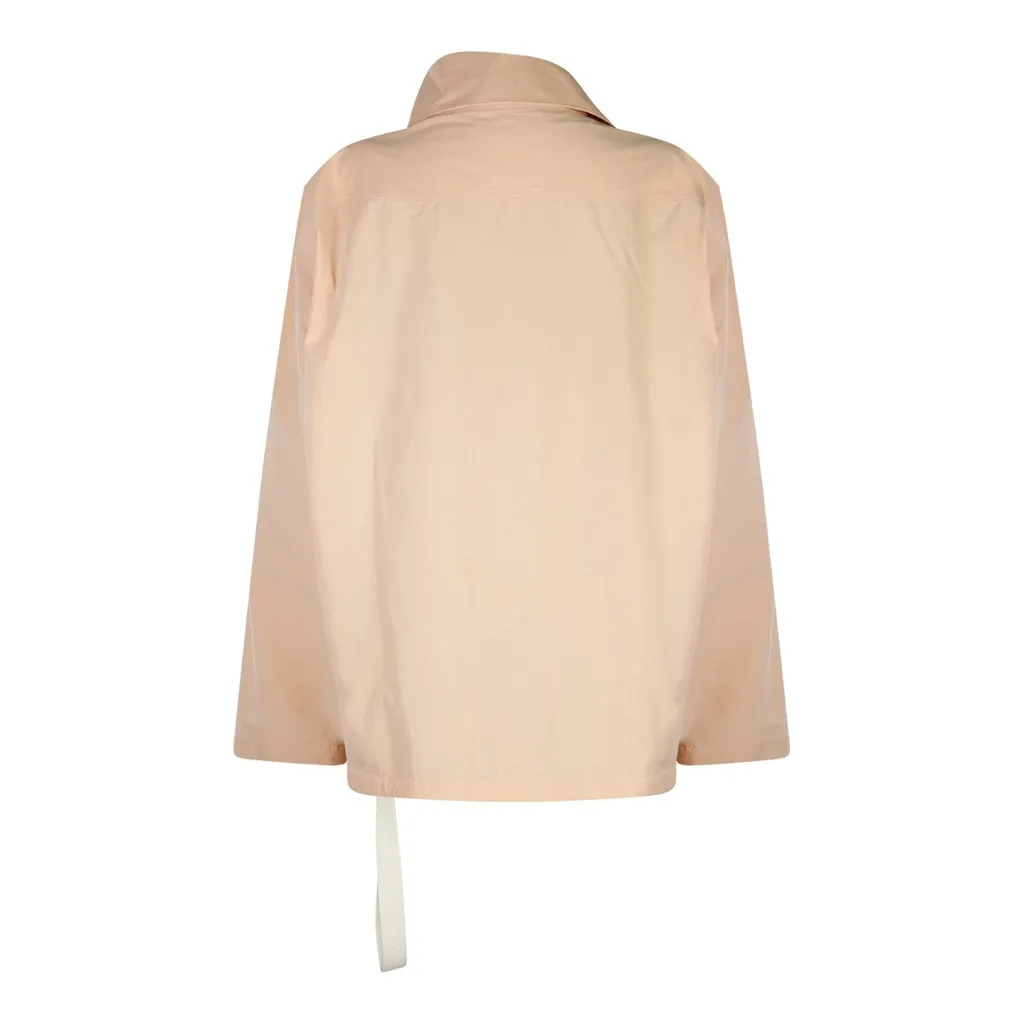 Jil Sander Asymmetric Drawstring Hem Shirt
