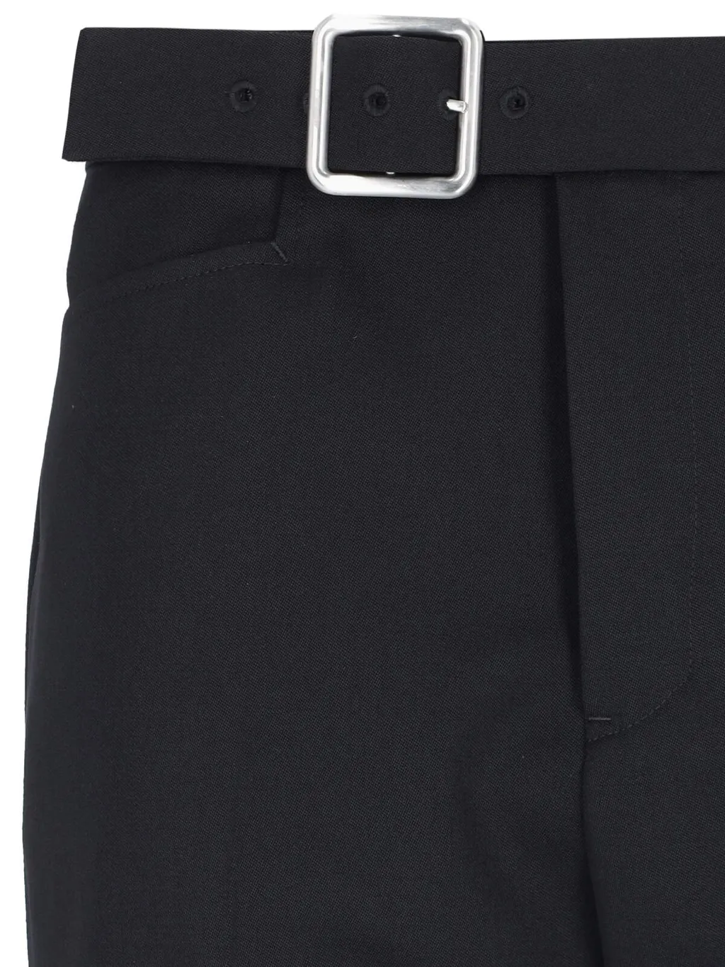 Jil Sander Belted Cropped Trousers
