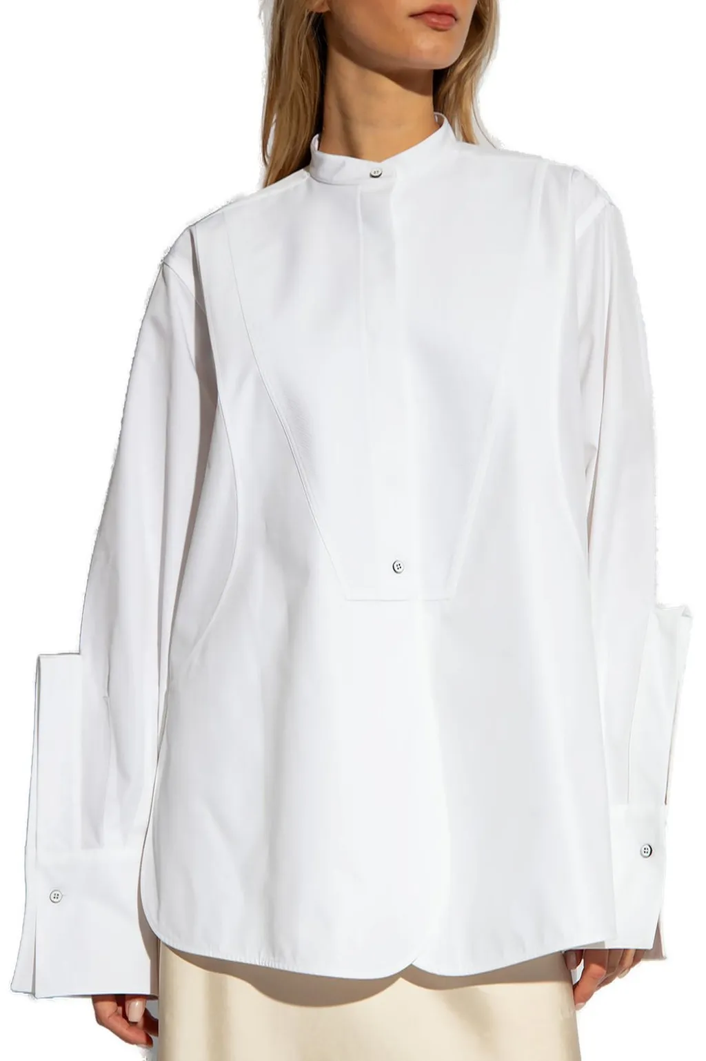 Jil Sander Asymmetric-Sleeved Shirt