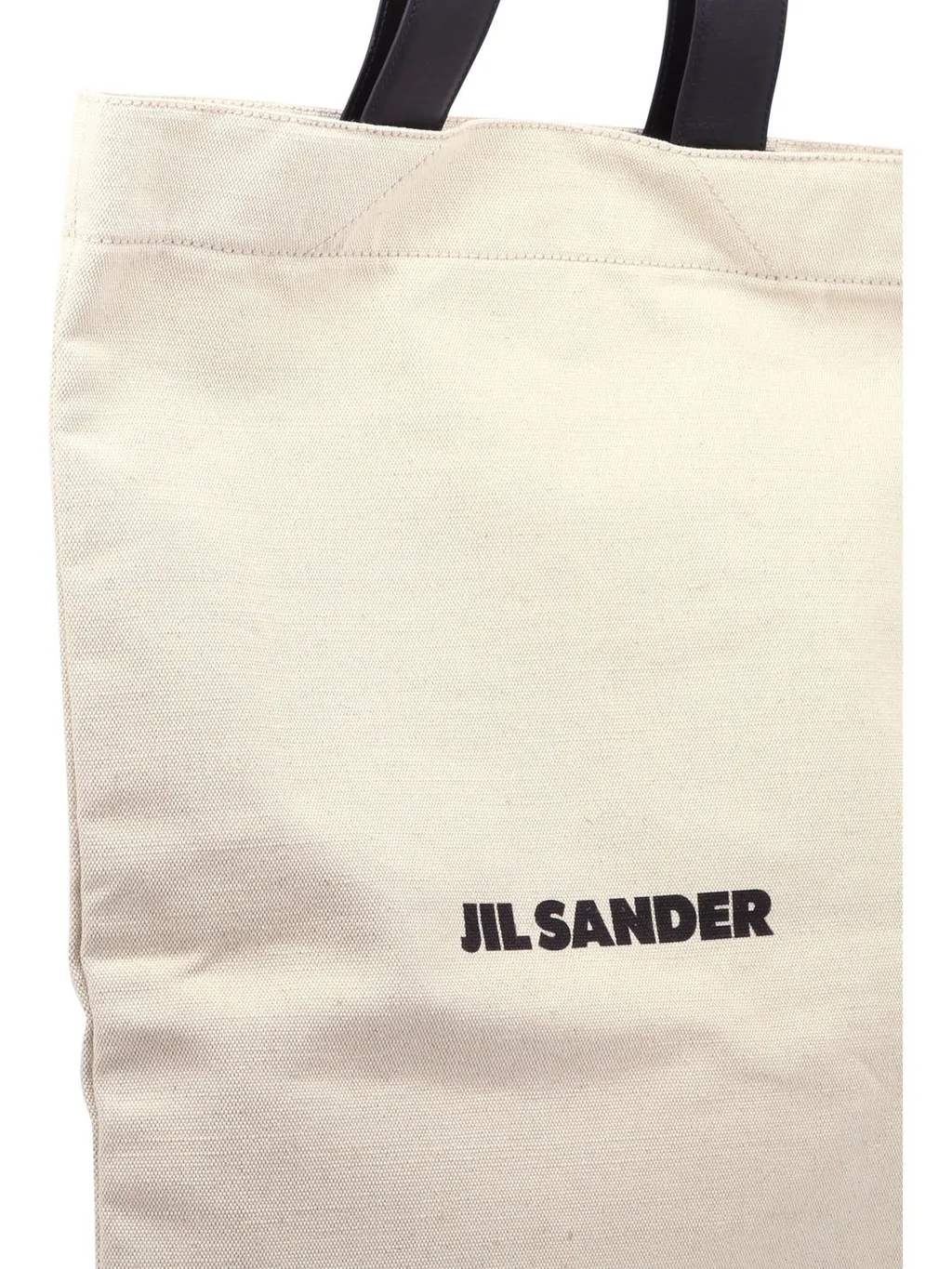 Jil Sander Logo Printed Tote Bag