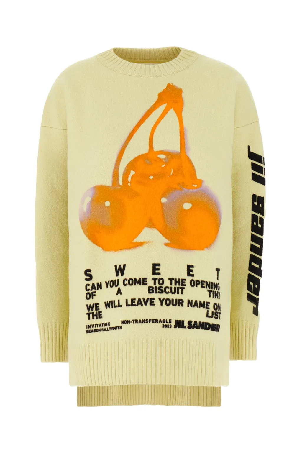 Jil Sander Cherry Printed Crewneck Jumper