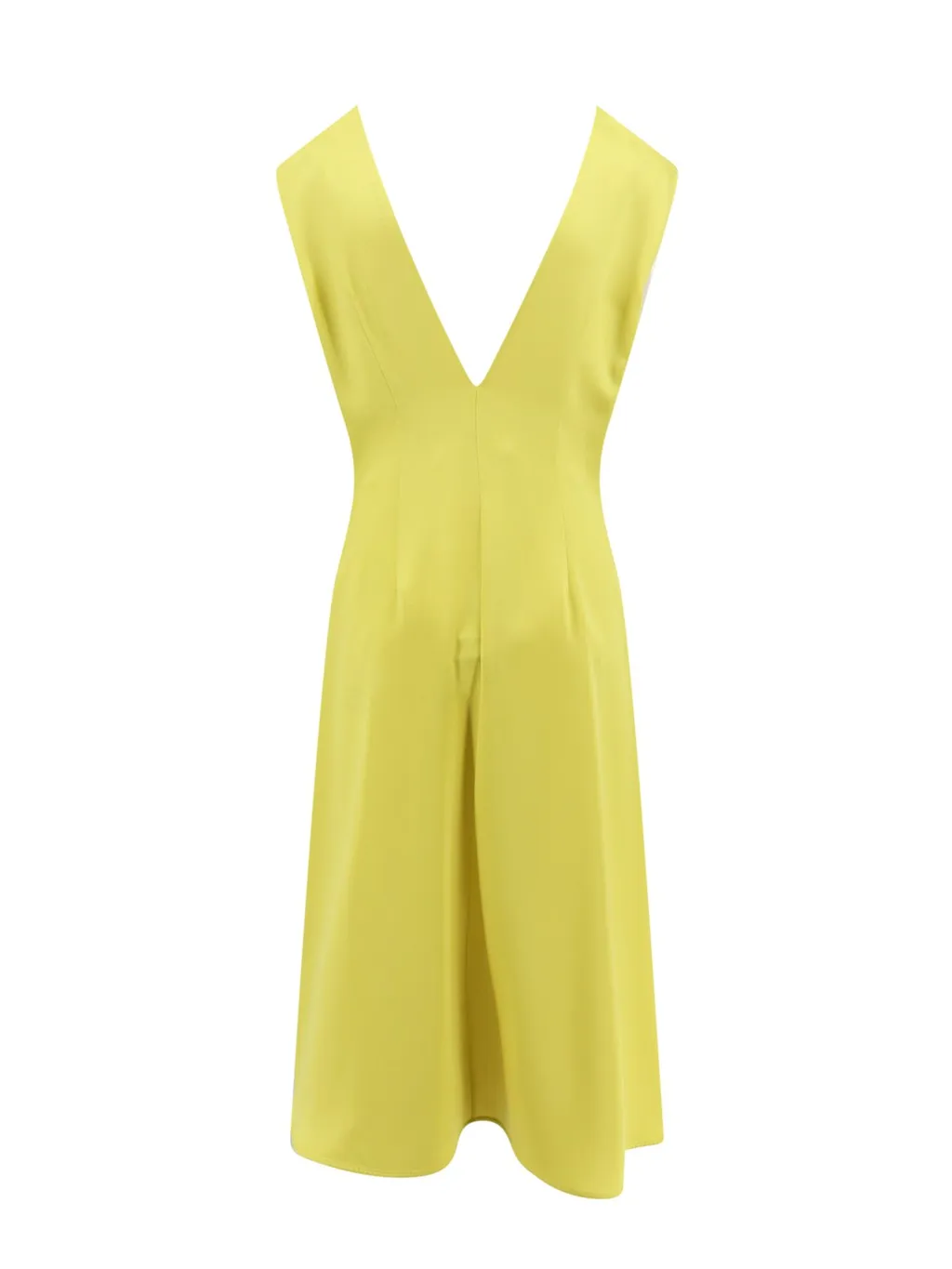 Jil Sander Gathered Crewneck Sleeveless Dress