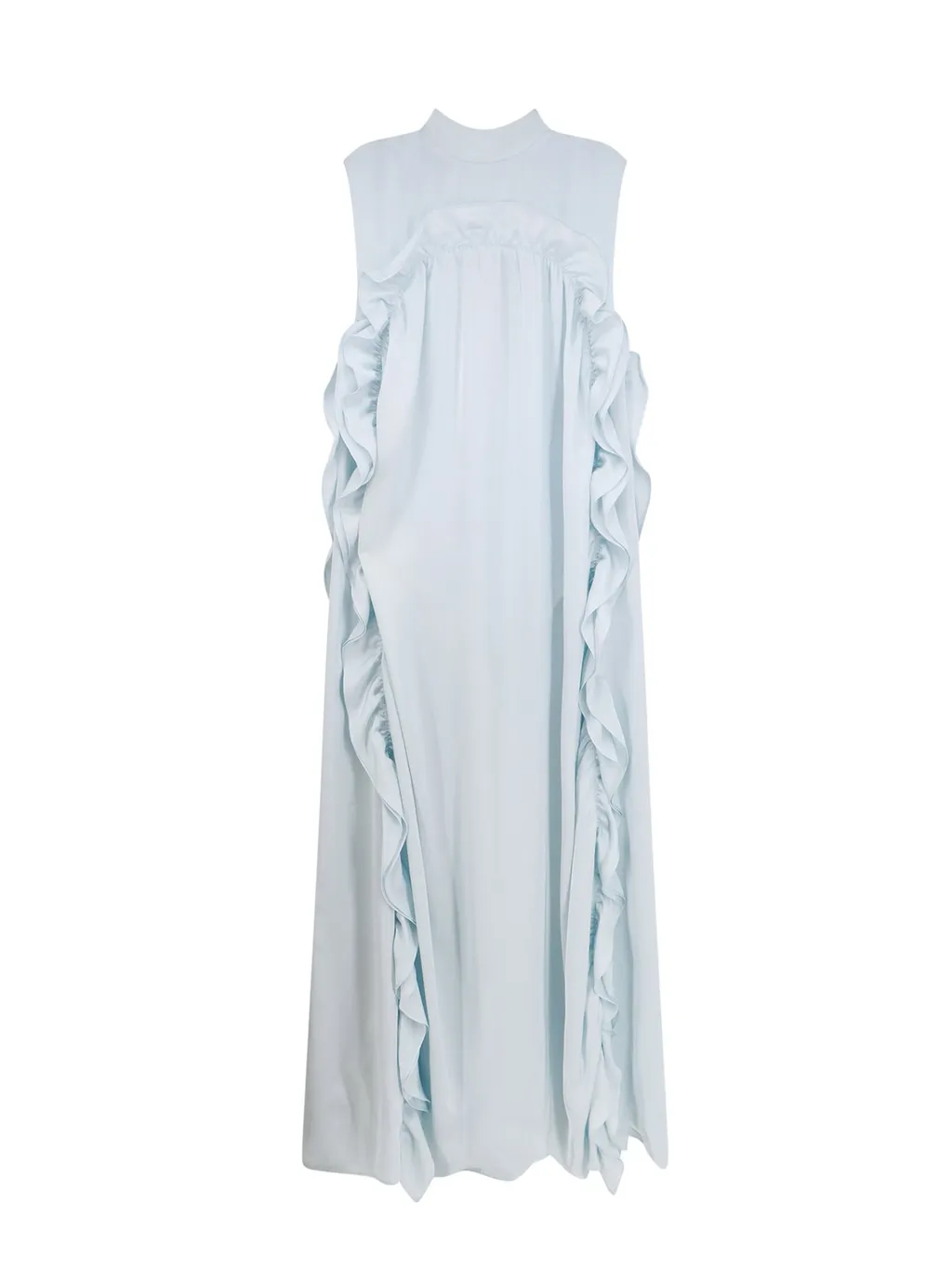 Jil Sander Ruffled Sleeveless Maxi Dress