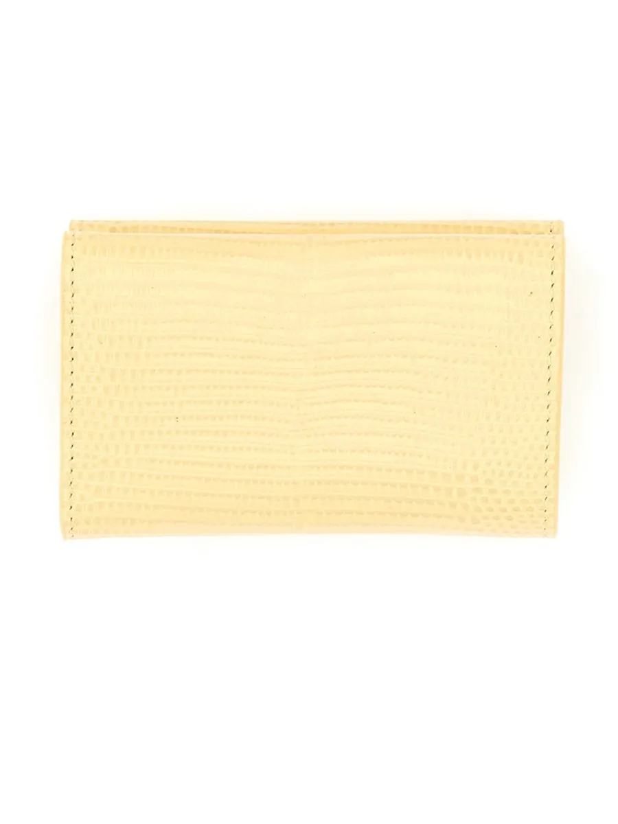 Jil Sander Embossed Foldover Wallet