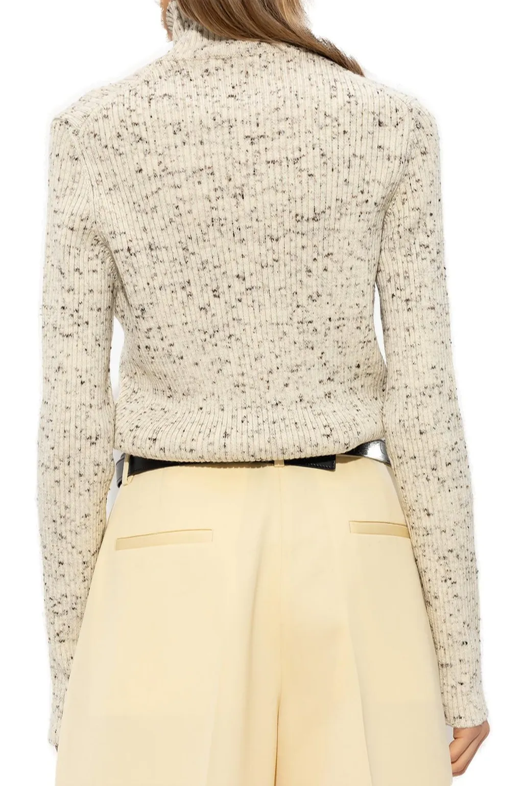 Jil Sander High-Neck Straight Hem Knitted Top