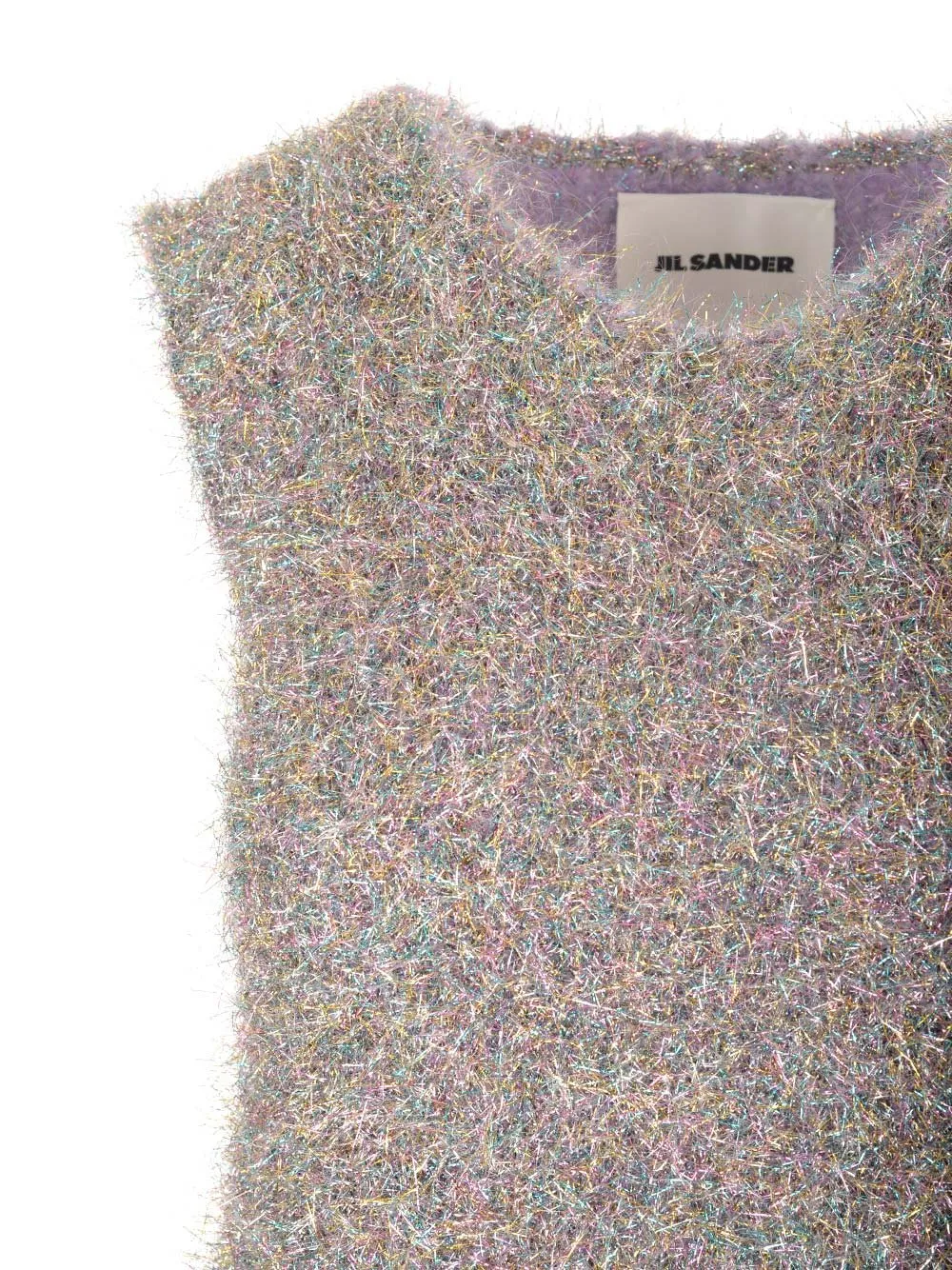 Jil Sander Glitter-Embellished Sleeveless Dress