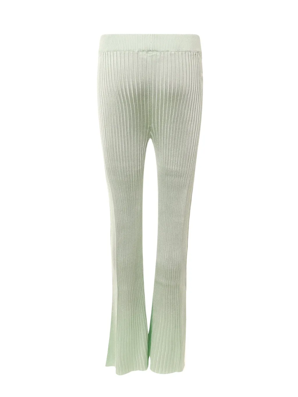 Jil Sander High-Waisted Ribbed-Knit Trousers