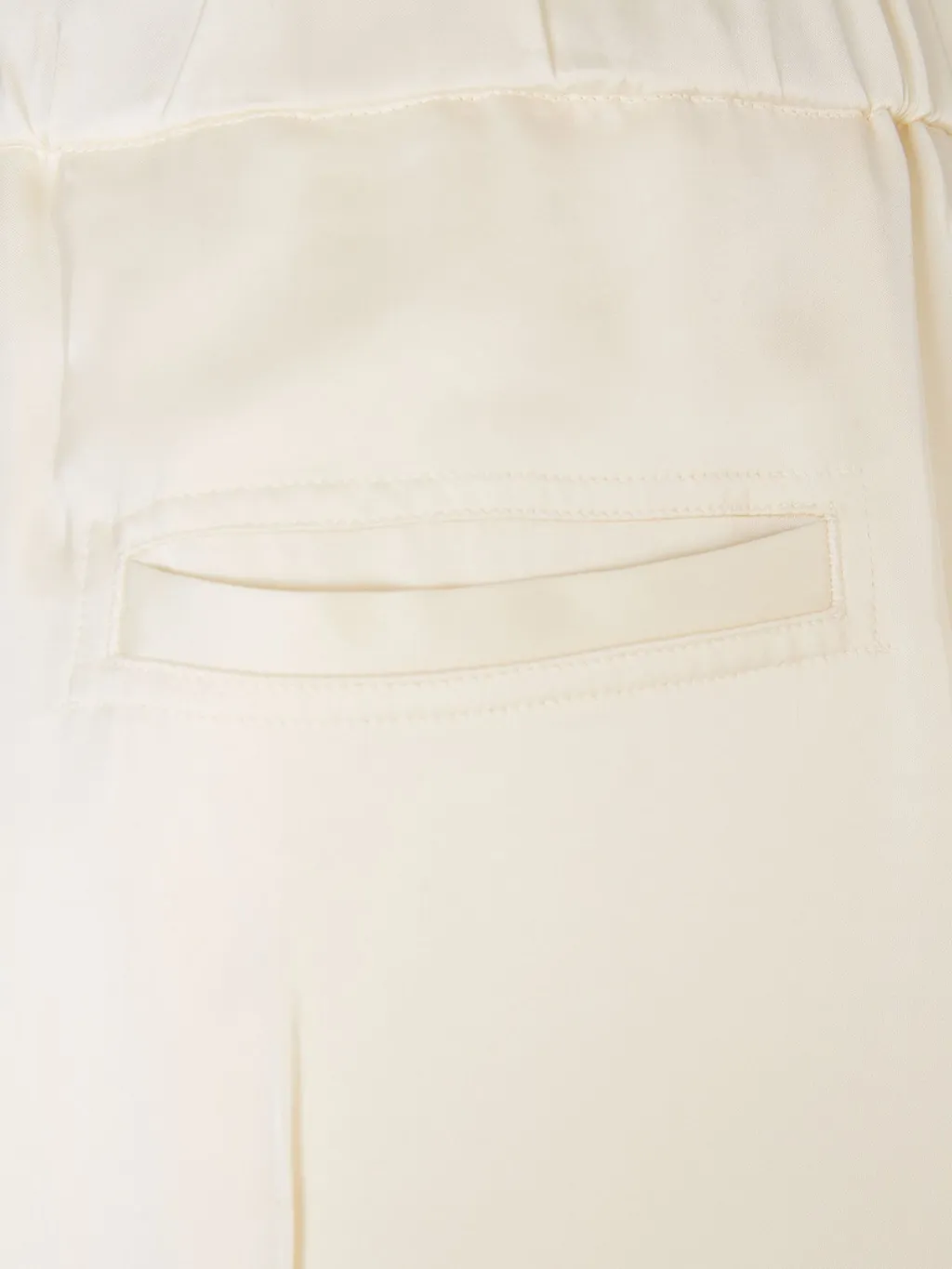 Jil Sander Elastic Waist Straight-Leg Trousers