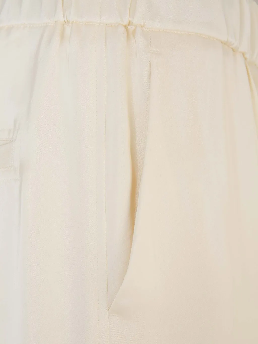 Jil Sander Elastic Waist Straight-Leg Trousers