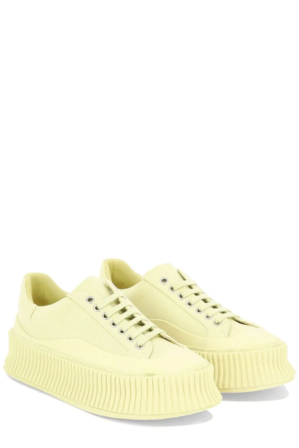Jil Sander Panelled Round-Toe Sneakers