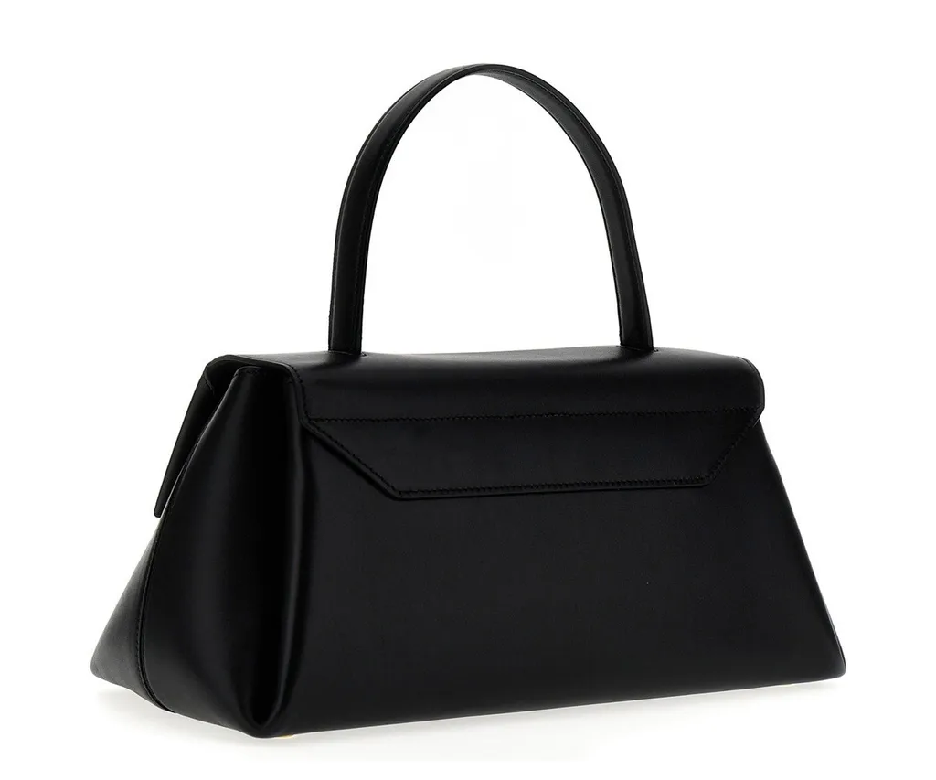 Jil Sander Almond Foldover Top Handle Bag