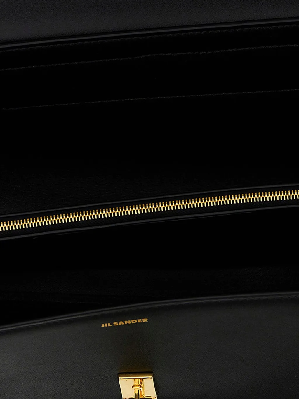 Jil Sander Almond Foldover Top Handle Bag