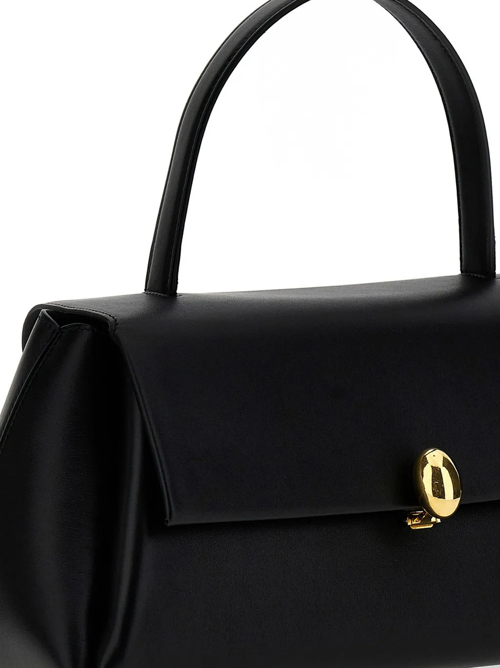 Jil Sander Almond Foldover Top Handle Bag