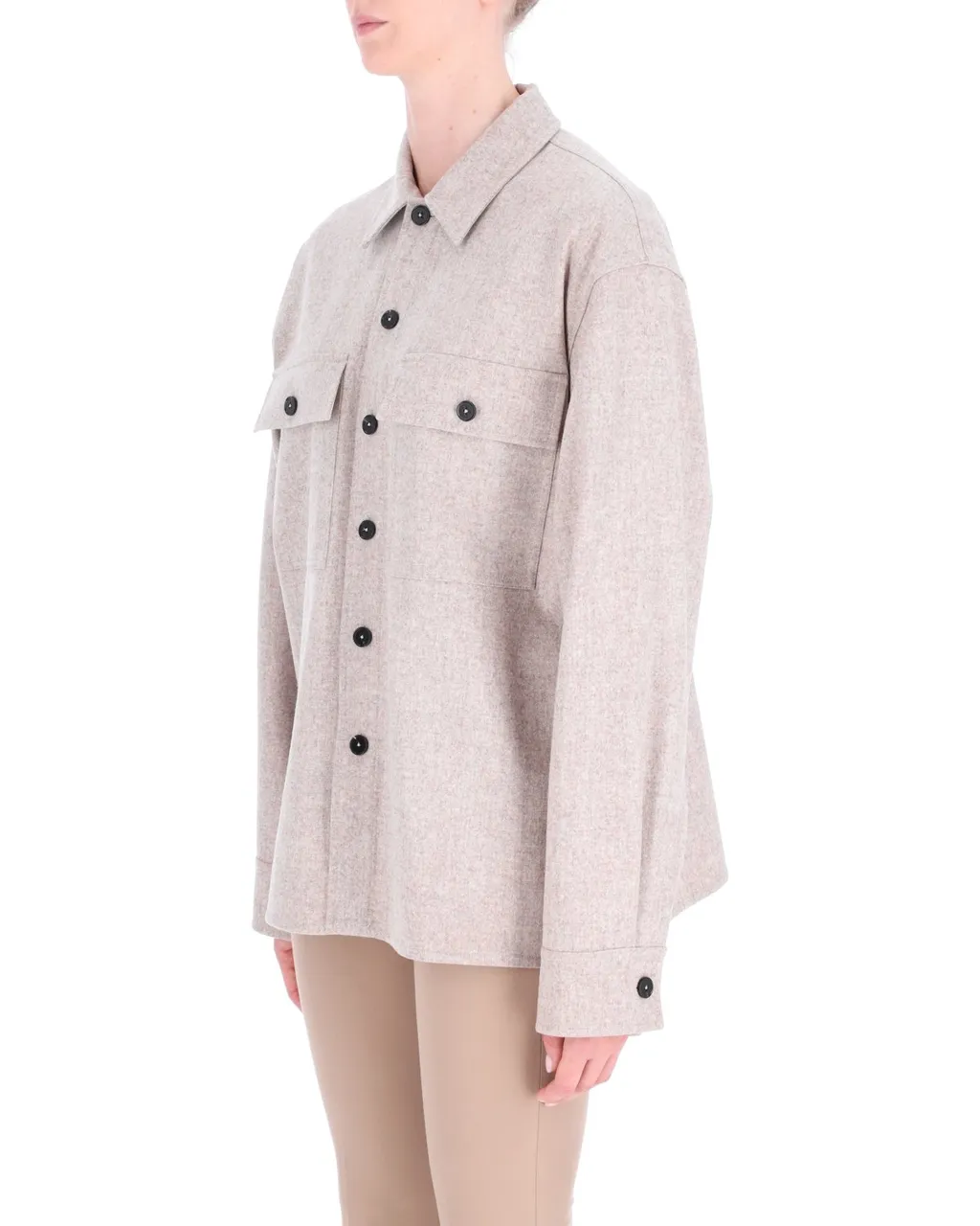 Jil Sander Pointed-Collar Buttoned Jacket