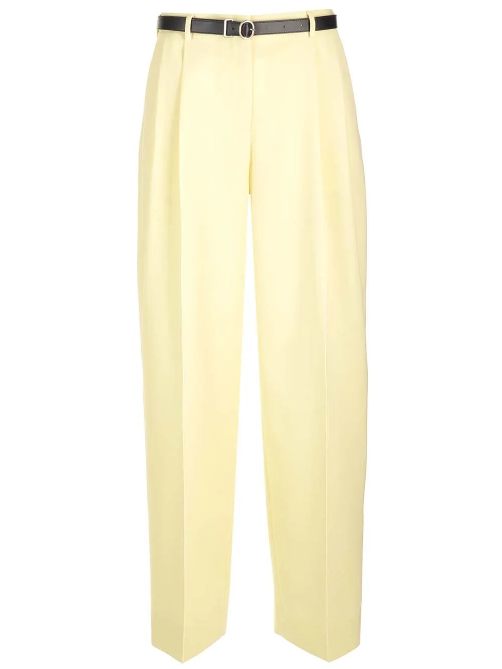 Jill Sander High-Waisted Belted Trousers