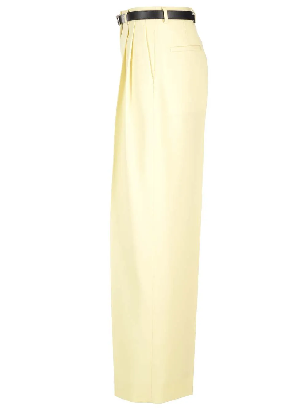 Jill Sander High-Waisted Belted Trousers