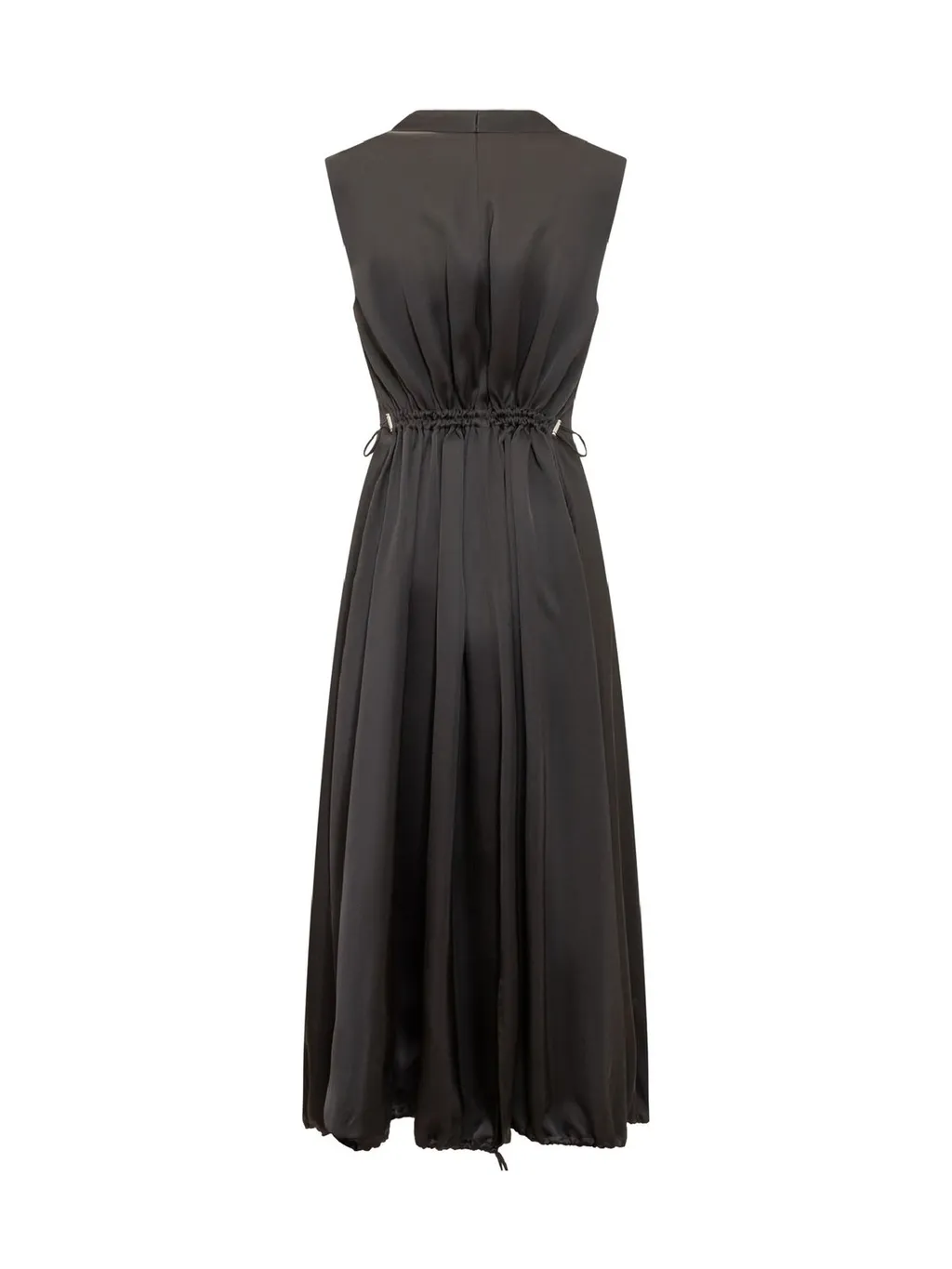 Jil Sander V-Neck Sleeveless Midi Dress