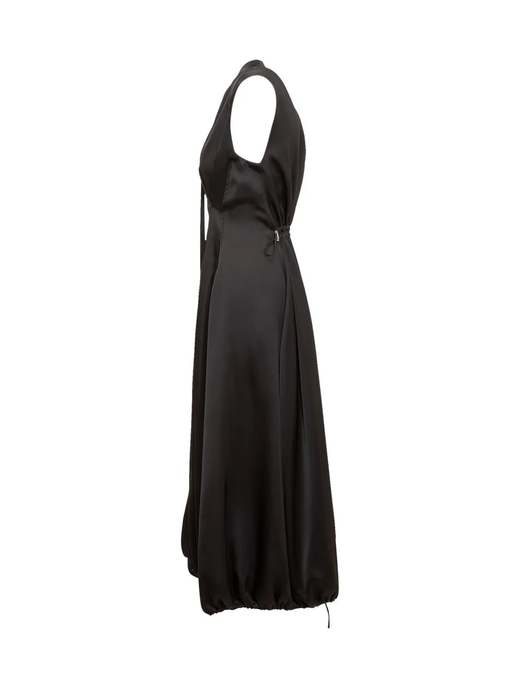 Jil Sander V-Neck Sleeveless Midi Dress
