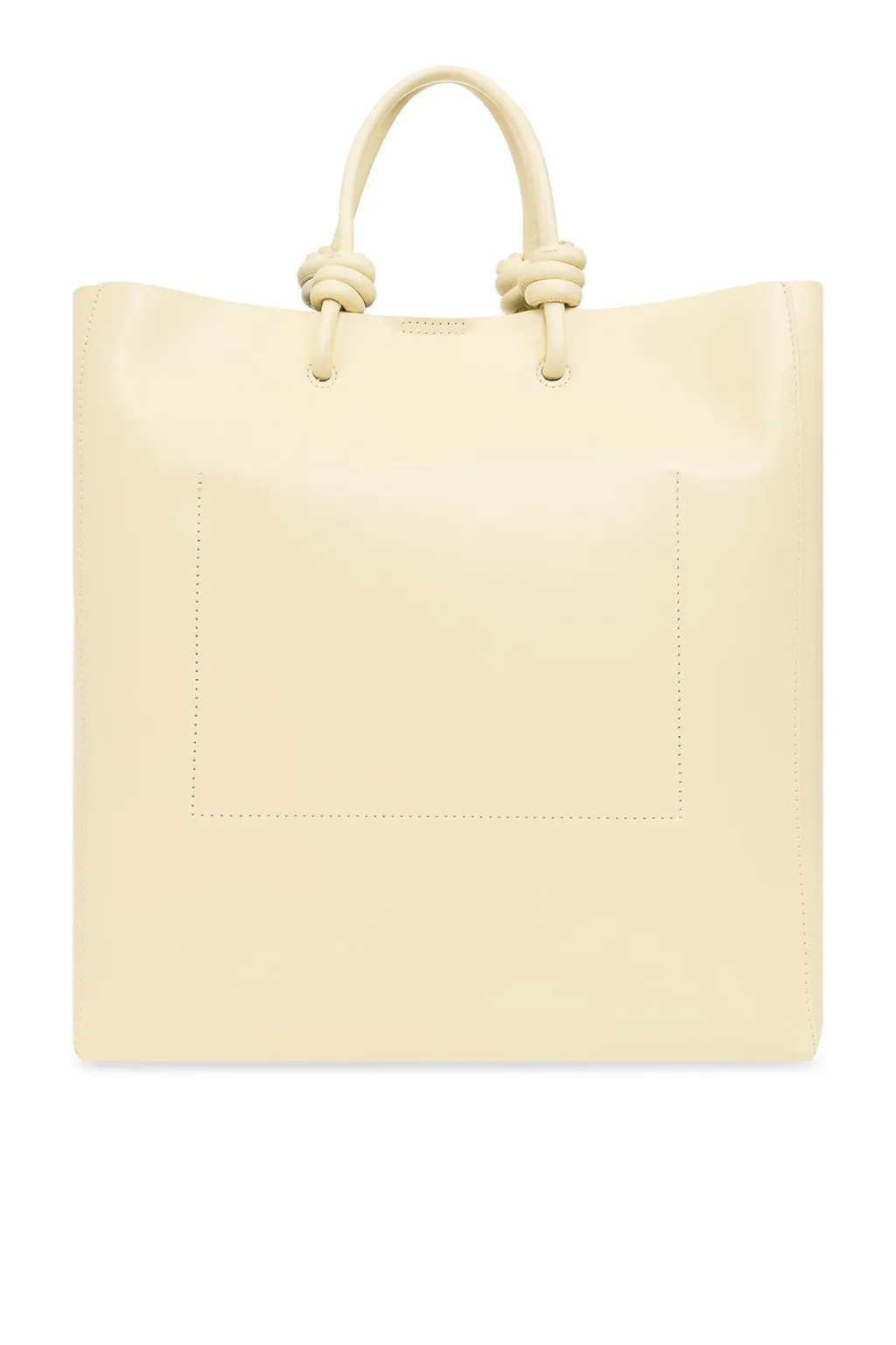 Jil Sander Logo Embossed Knot Detailed Tote Bag