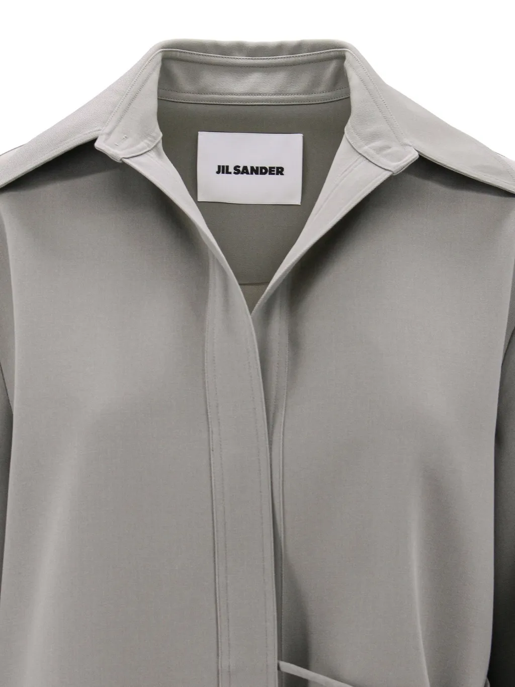 Jil Sander Self-Tie Long-Sleeved Shirt