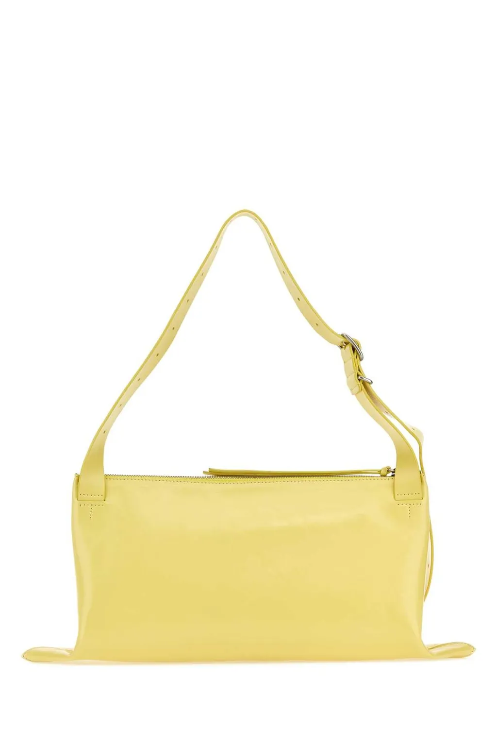 Jil Sander Folded Edge Zipped Medium Shoulder Bag
