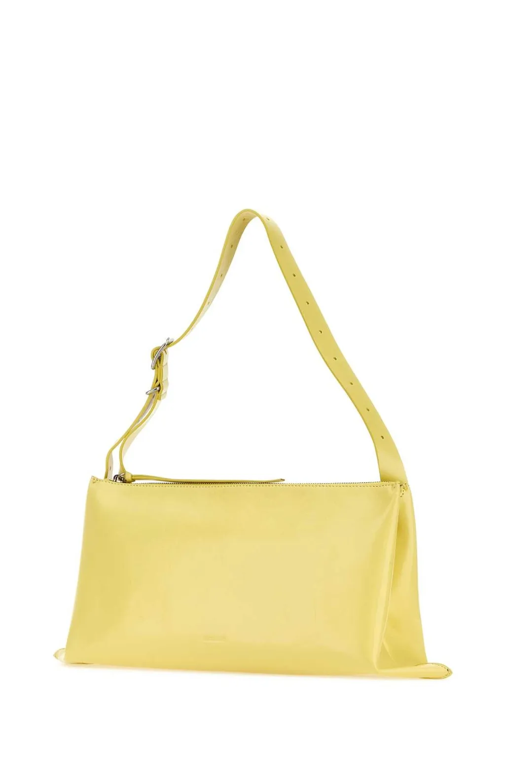 Jil Sander Folded Edge Zipped Medium Shoulder Bag