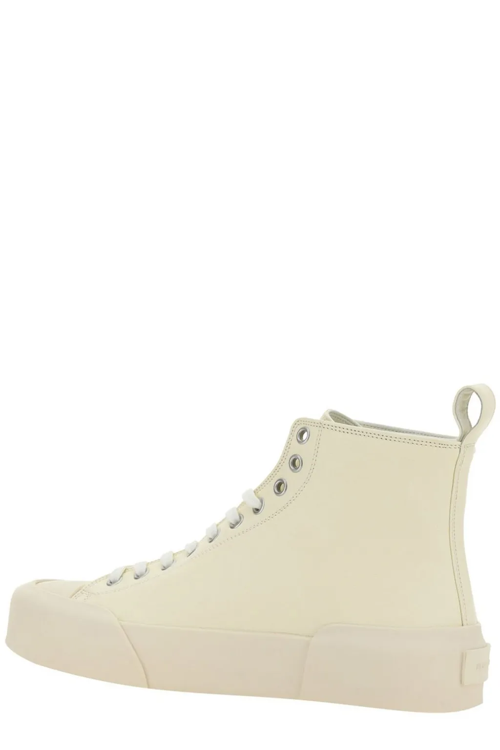Jil Sander Lace-Up High-Top Sneakers