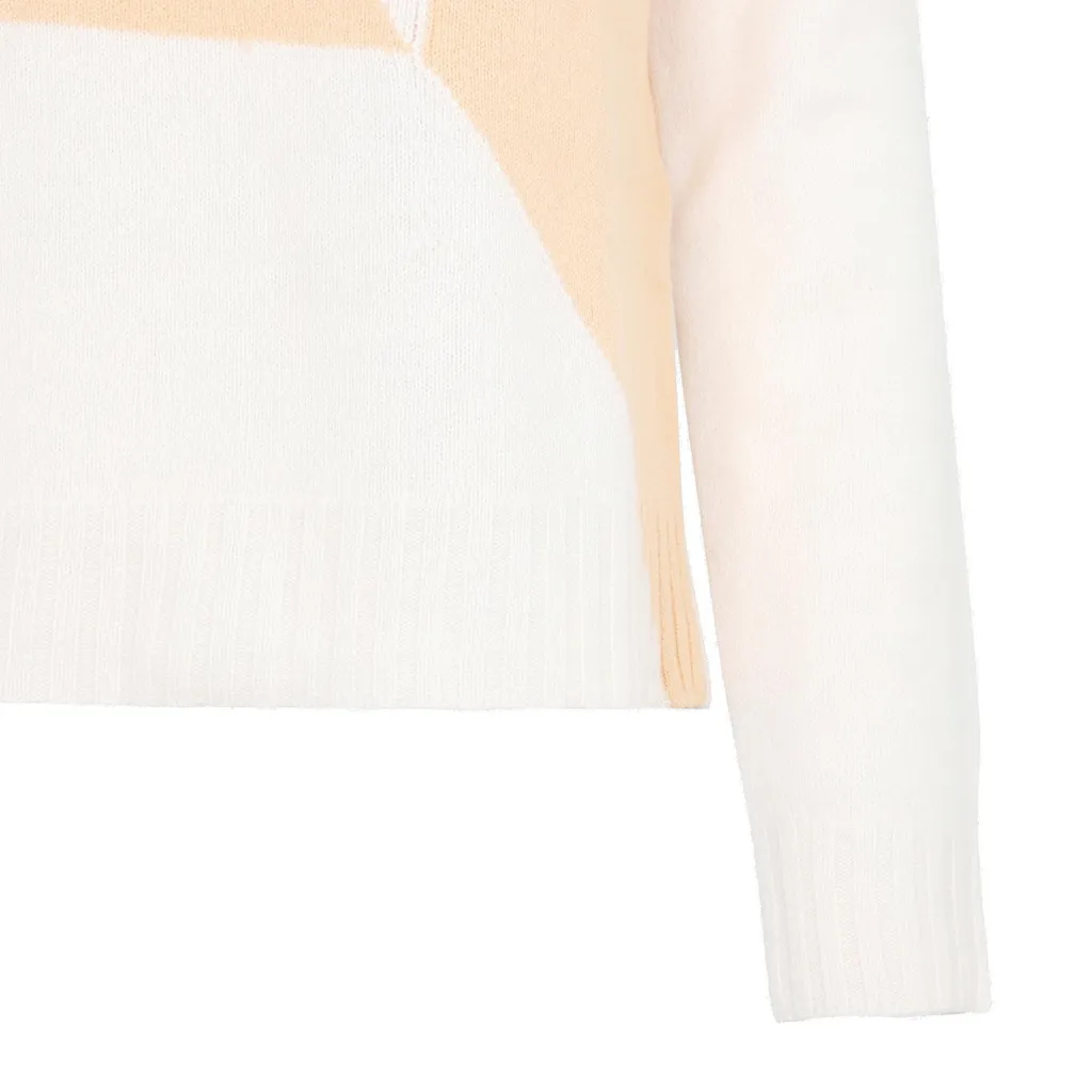 Jil Sander Colour-Blocked Crewneck Knitted Jumper