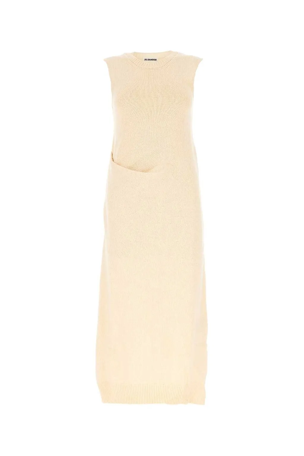 Jil Sander Sleeveless Fine Knit Maxi Dress
