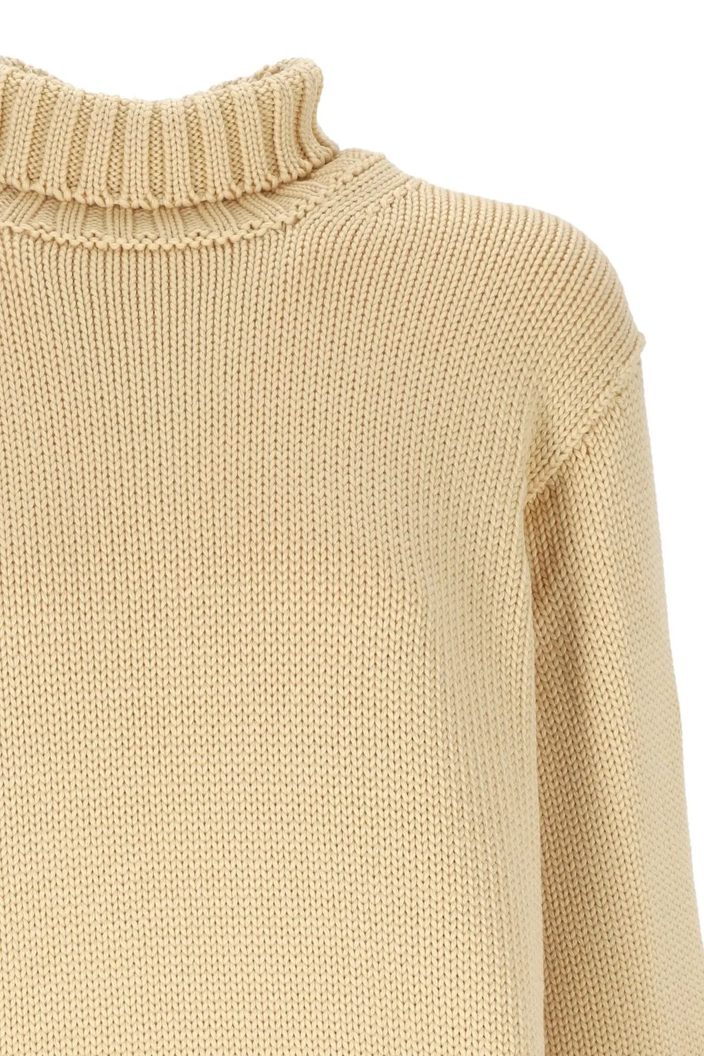 Jil Sander Turtleneck Ribbed Knit Jumper