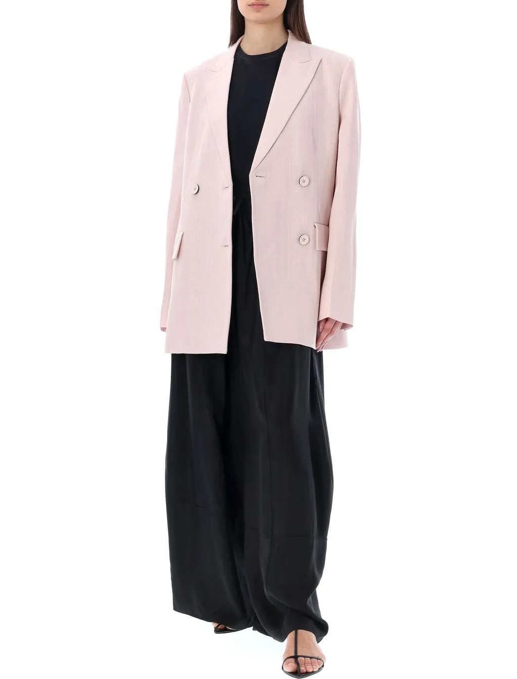 Jil Sander Double-Breasted Long-Sleeved Blazer