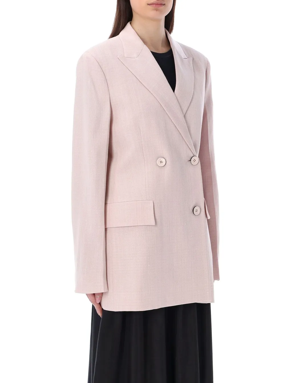 Jil Sander Double-Breasted Long-Sleeved Blazer