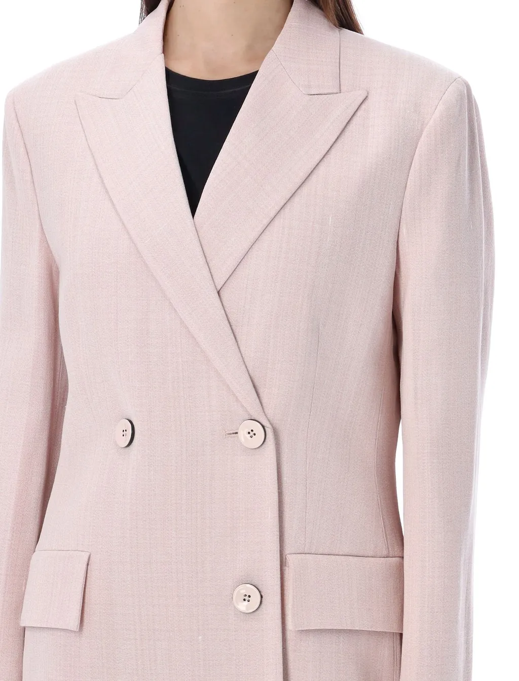 Jil Sander Double-Breasted Long-Sleeved Blazer