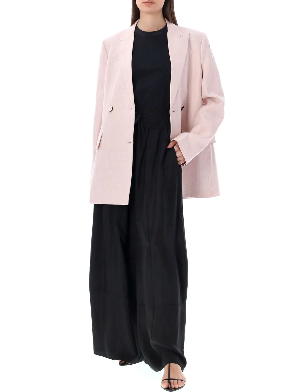 Jil Sander Pressed-Crease Wide Leg Palazzo Pants