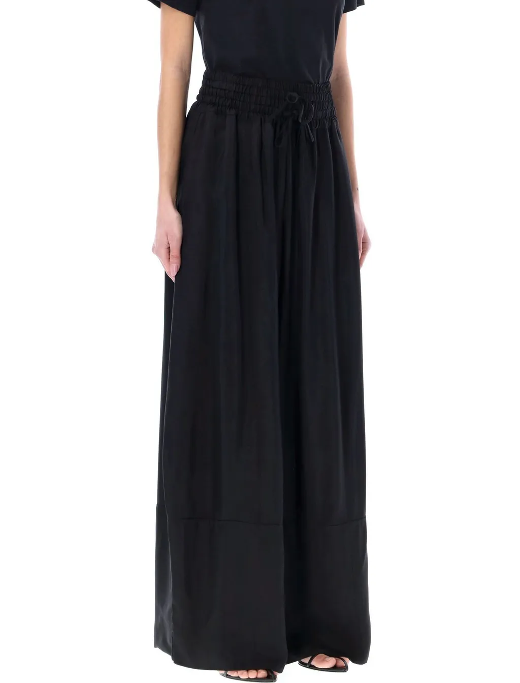 Jil Sander Pressed-Crease Wide Leg Palazzo Pants