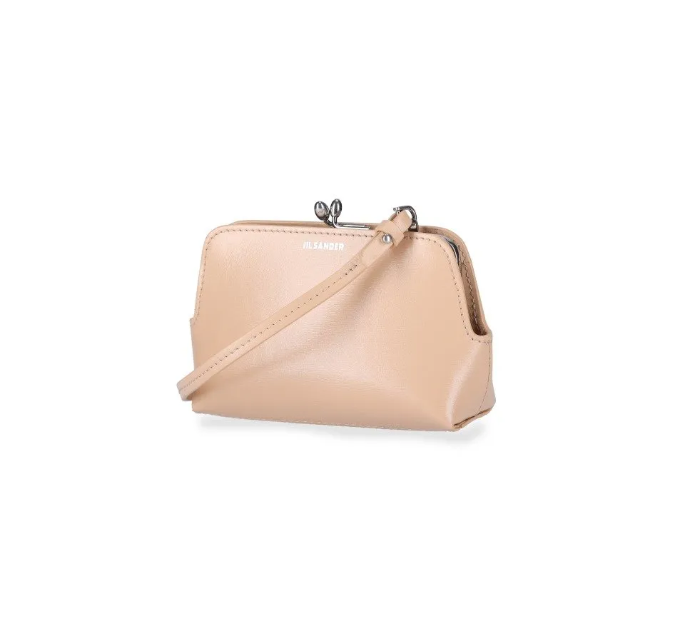 Jil Sander Goji Logo Printed Micro Crossbody Bag