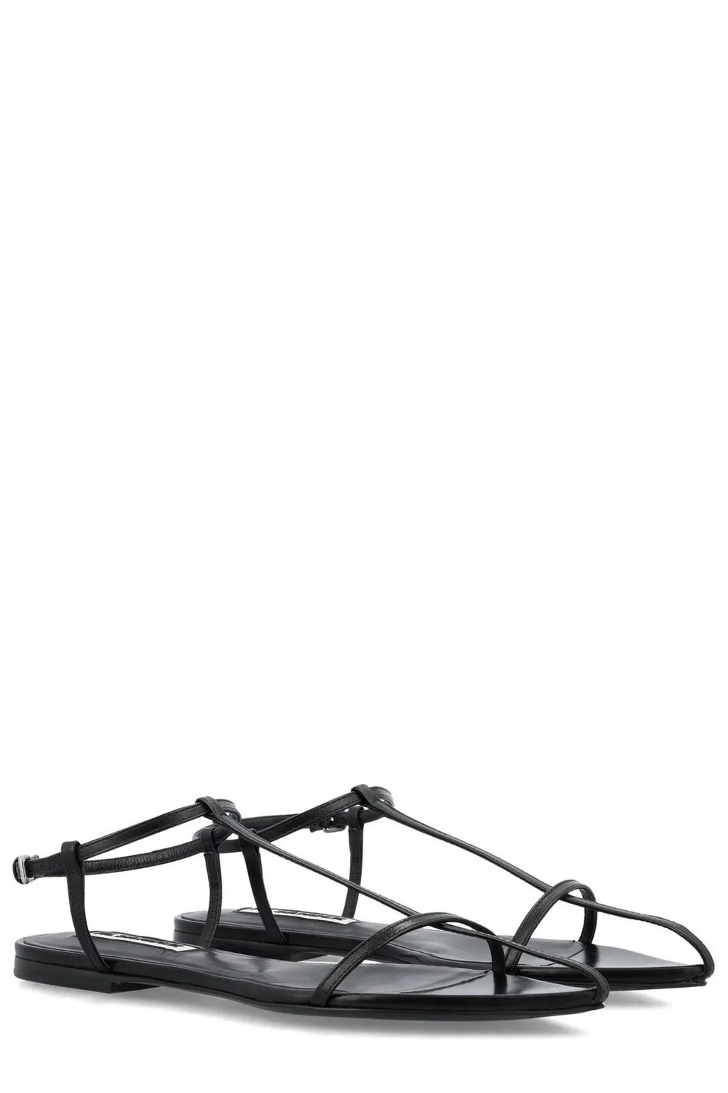 Jil Sander Pointed-Toe Ankle-Strap Sandals