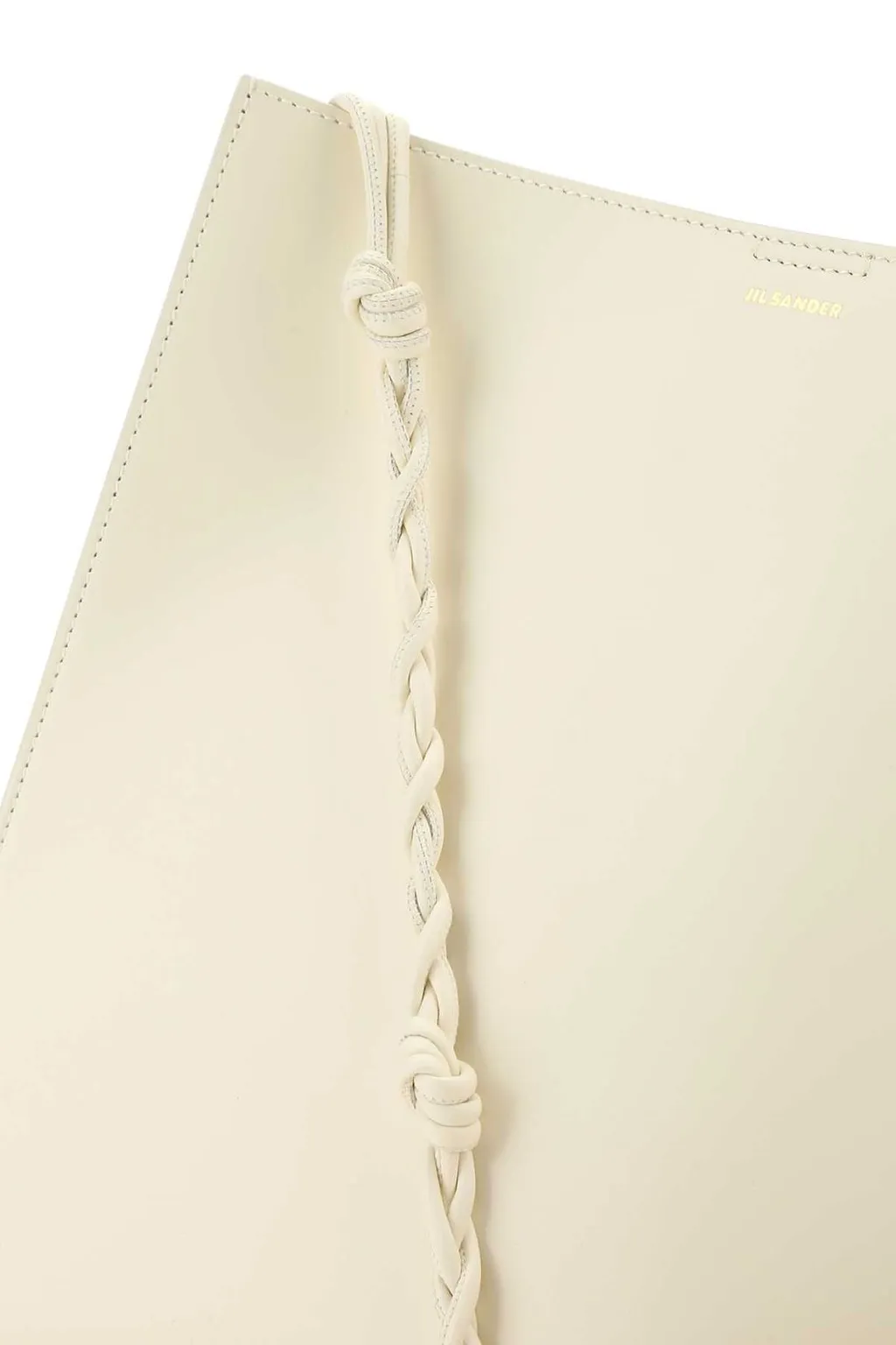 Jil Sander Tangle Logo Embossed Medium Crossbody Bag