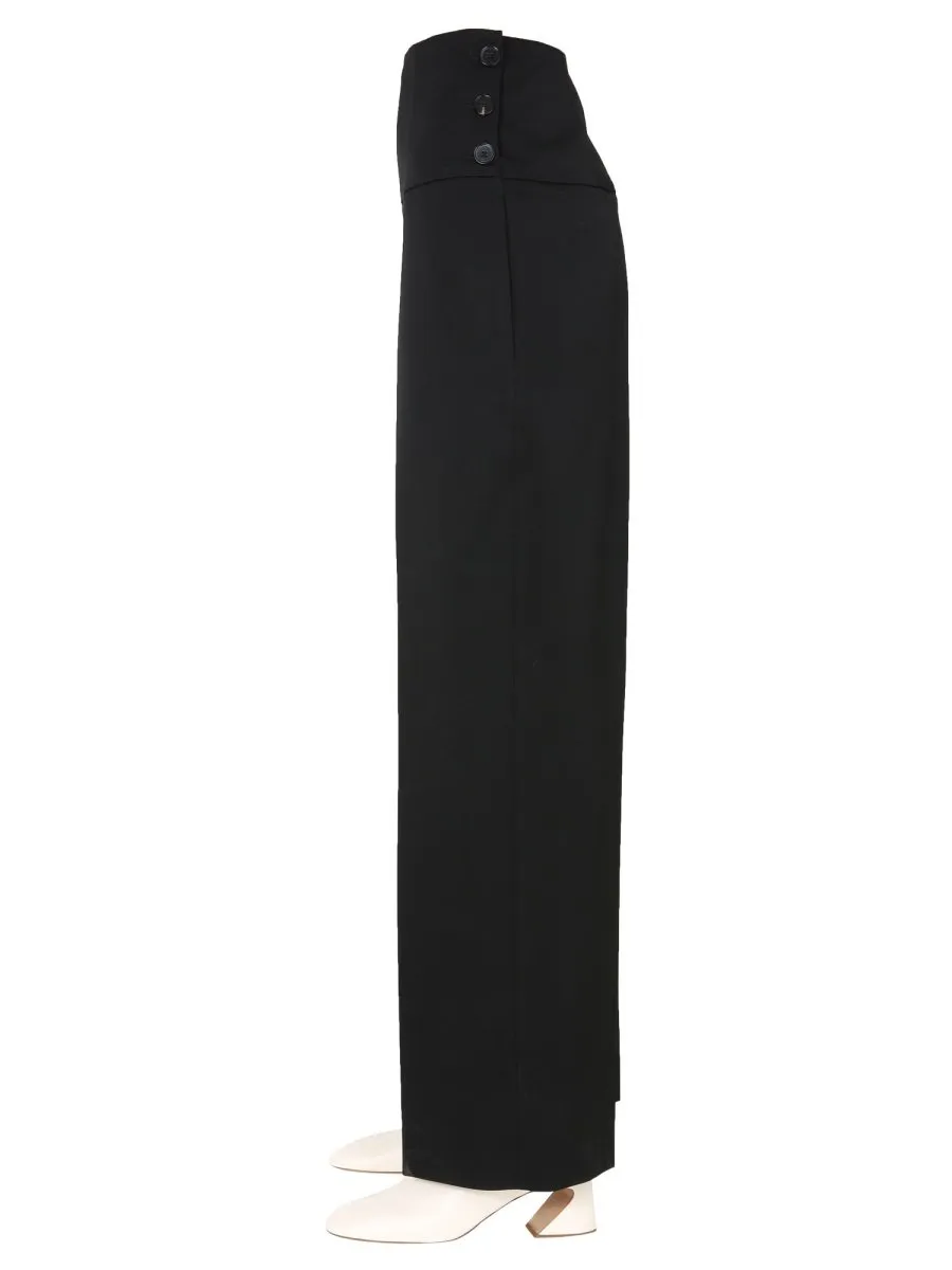 Jil Sander Wide-Leg Tailored Pants