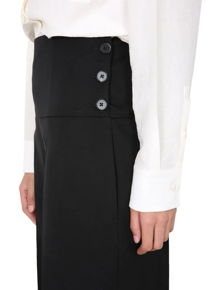 Jil Sander Wide-Leg Tailored Pants