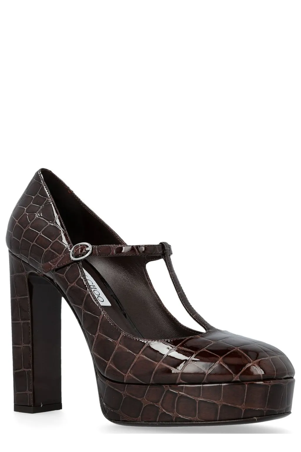 Jimmy Choo Marene Mary Jane 120 Embossed Pumps