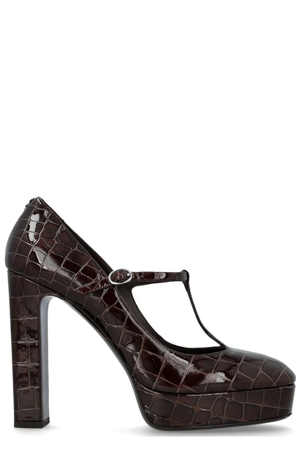 Jimmy Choo Marene Mary Jane 120 Embossed Pumps