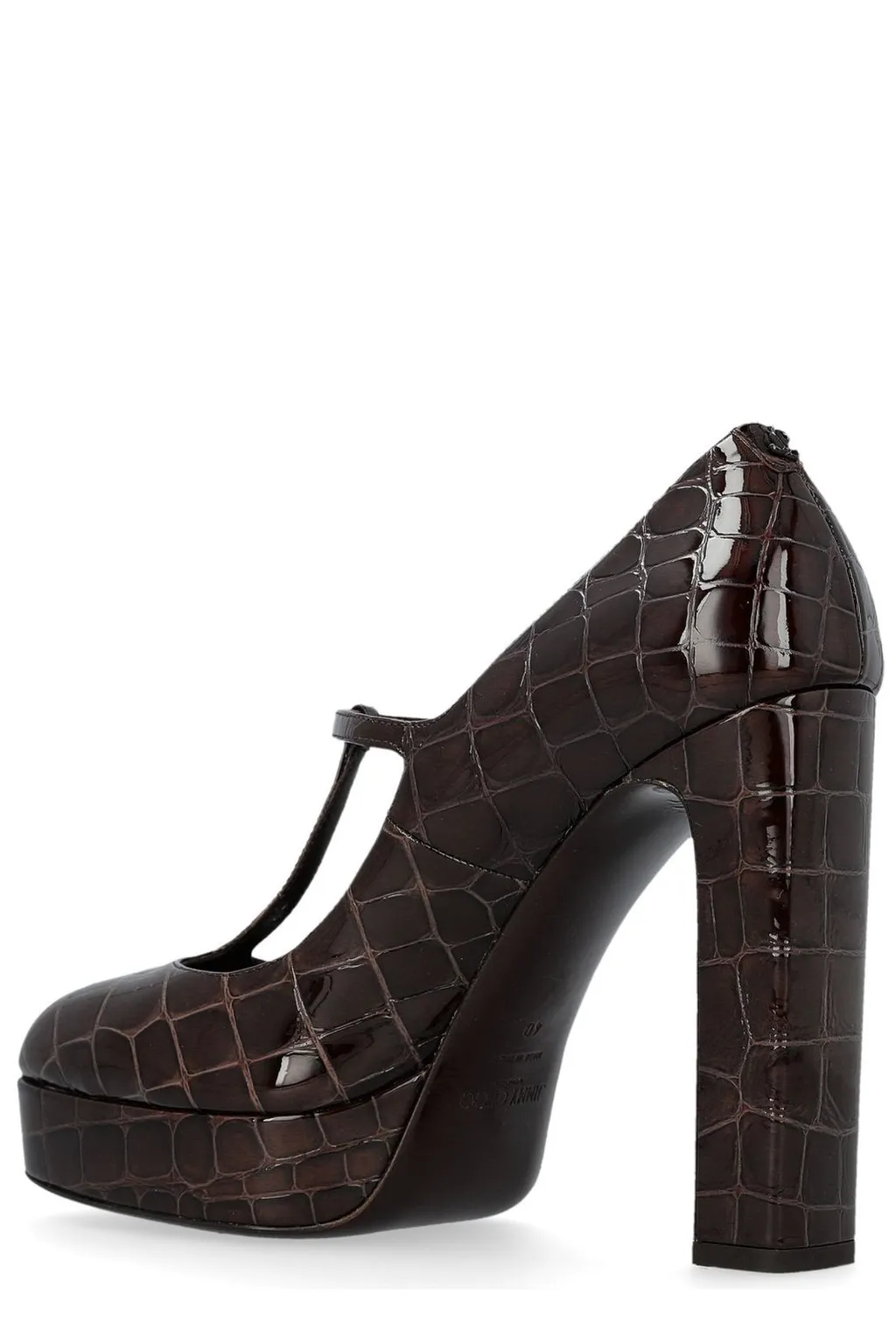 Jimmy Choo Marene Mary Jane 120 Embossed Pumps