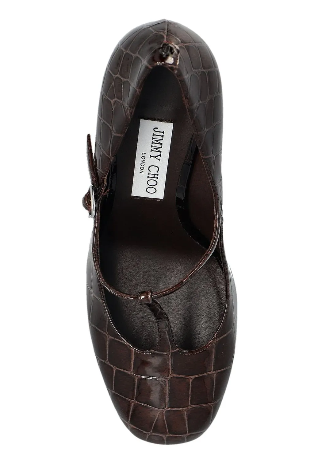 Jimmy Choo Marene Mary Jane 120 Embossed Pumps