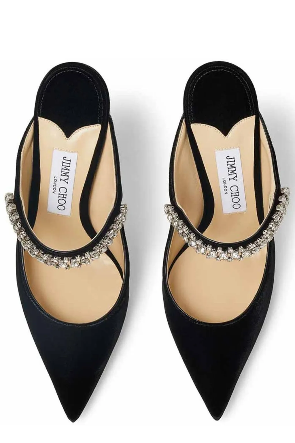 Jimmy Choo Bing 100 Embellished Mules