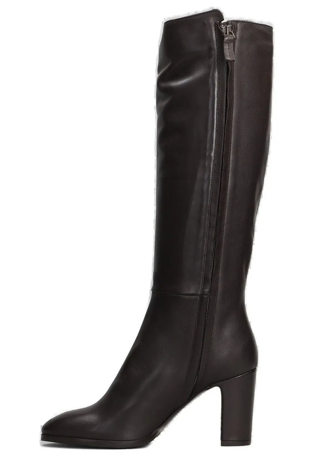 Julie Dee Zipped Block-Heel Boots