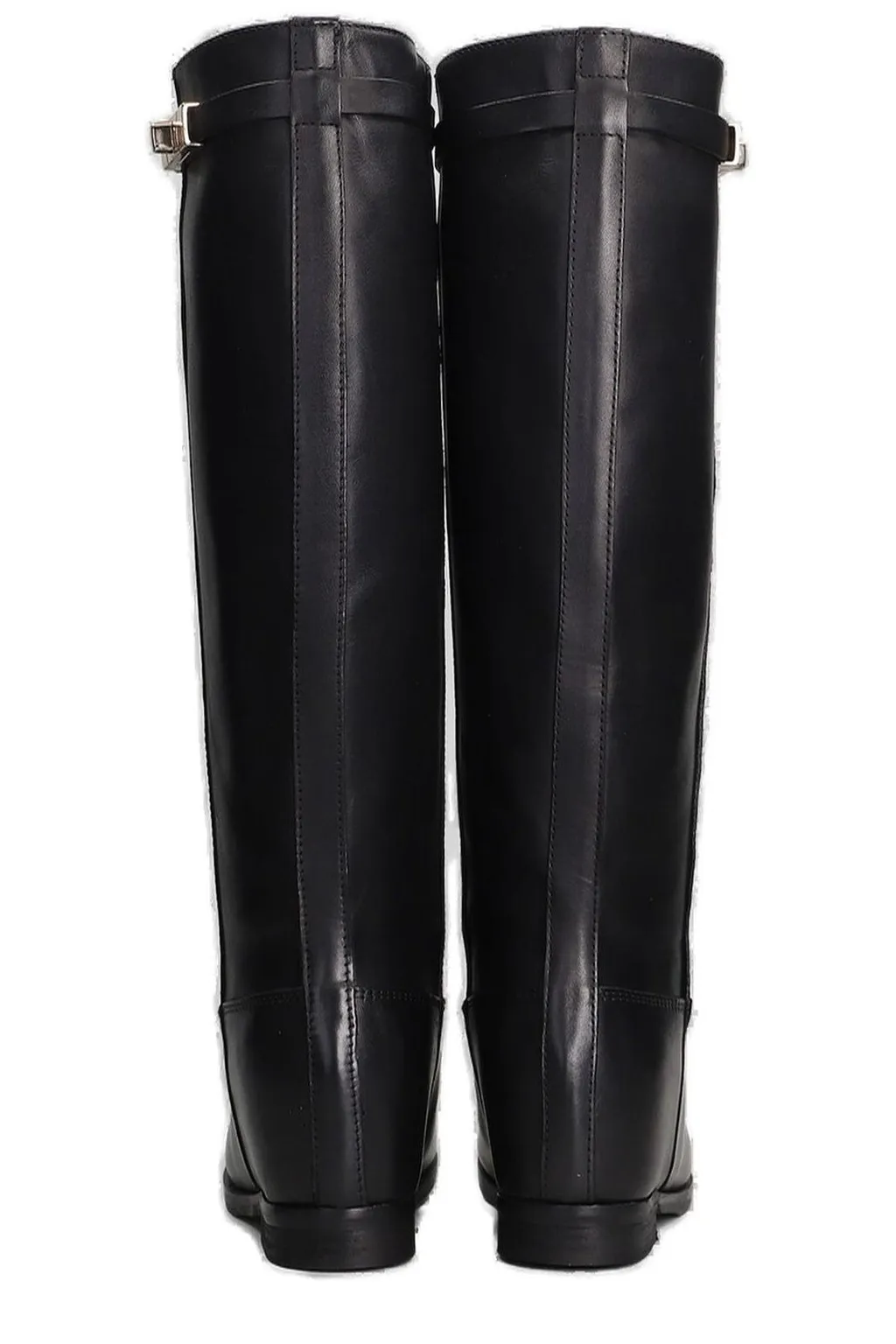 Julie Dee Buckle-Fastened Almond Toe Boots