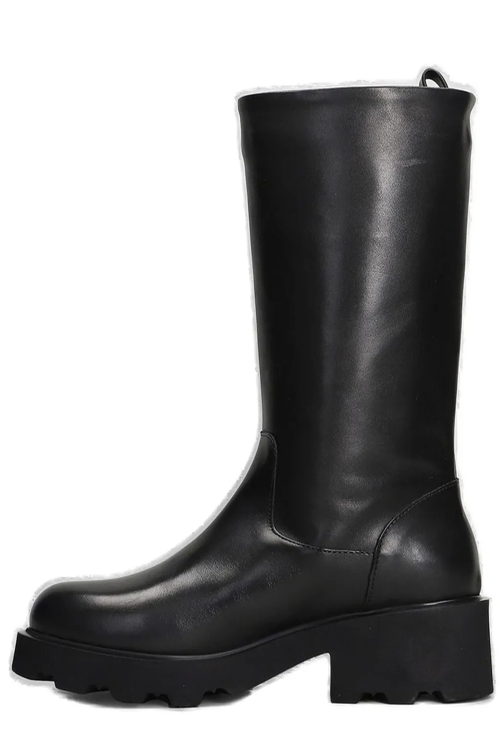 Julie Dee Almond Toe Slip-On Boots