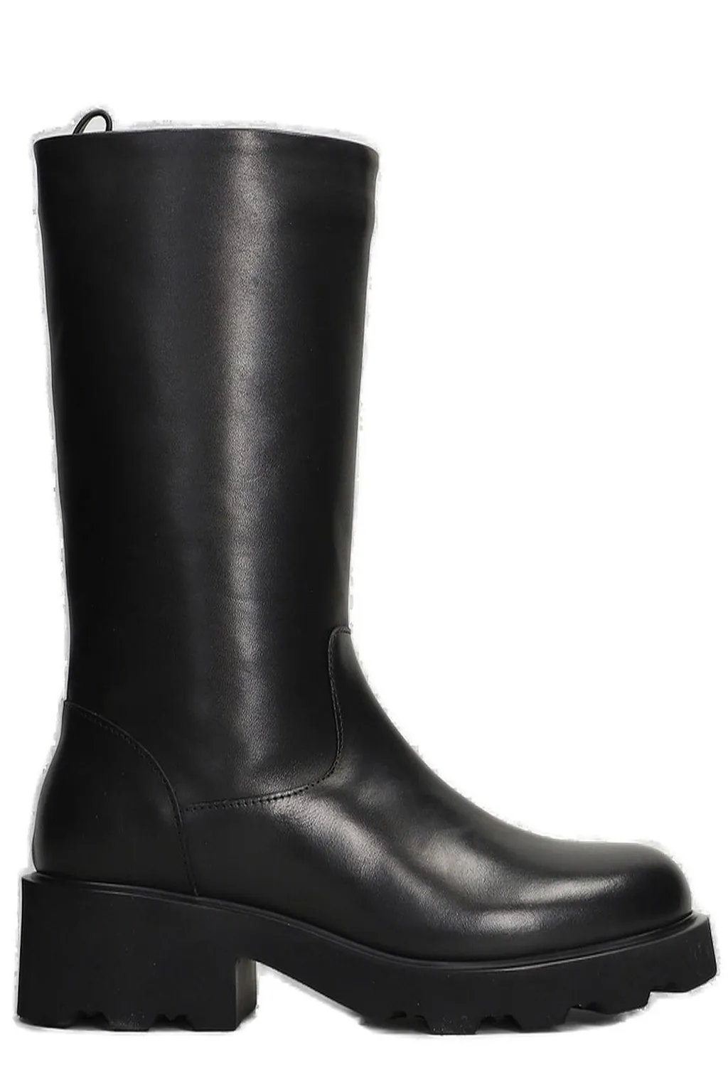 Julie Dee Almond Toe Slip-On Boots