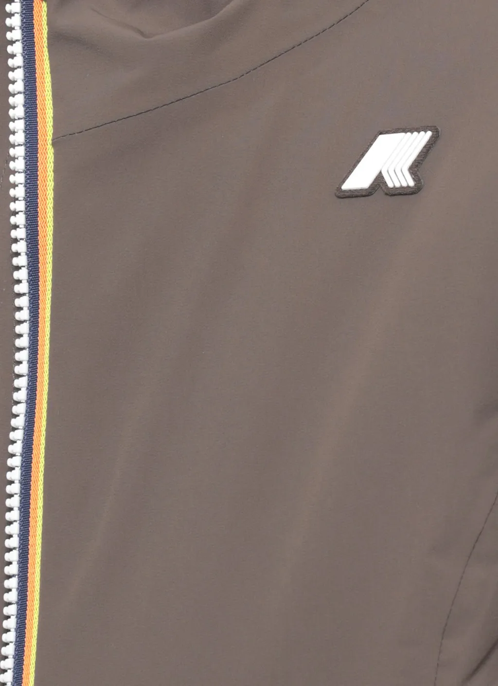 K-Way Logo Patch Hooded Reversible Jacket